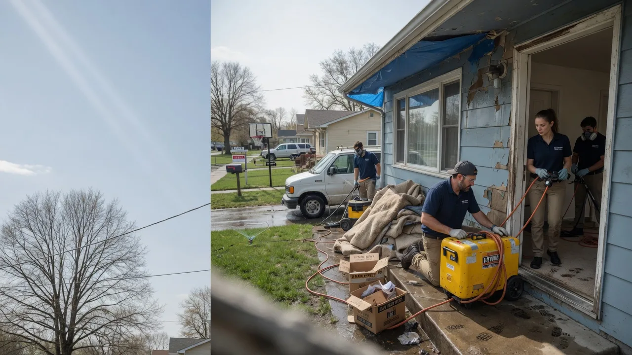 Basement Flood Cleanup in Waynesville, OH near me